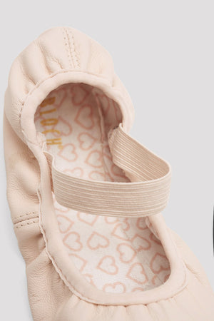 Girls Belle Leather Ballet Shoes - Barre & Pointe