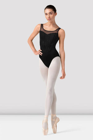 Ladies Isabella Floral Scoop Back Leotard