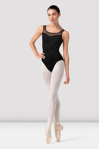 Ladies Isabella Floral Scoop Back Leotard
