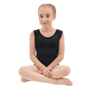 Eurotard Girls Velvet Couture Full Back Tank Leotard