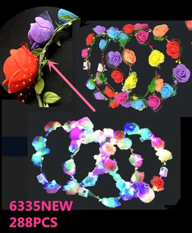 Light Up Flower Headband