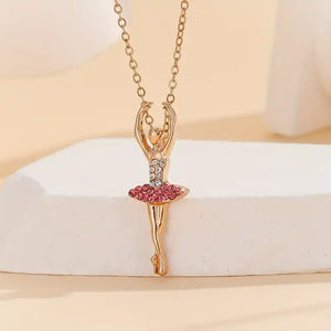 Adorable Ballet Dancer Necklace