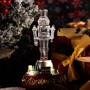 Festive Acrylic Collectible Nutcracker