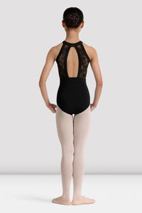 Girls Kiki Floral Halterneck Leotard