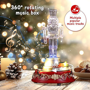 Festive Acrylic Collectible Nutcracker