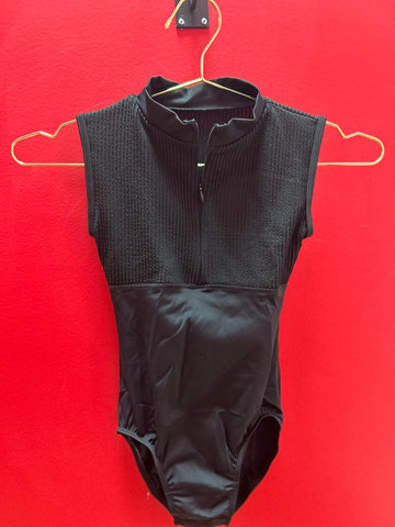 Ocean Drive Zip Front Mock Neck Leotard