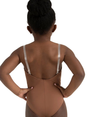 Camisole Leotard w/ Clear Transition Straps - Girls