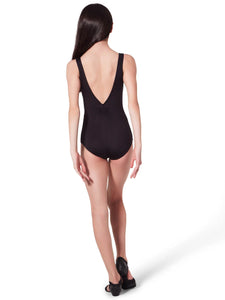 Studio Collection Low V Back w/ Pinch Tank Leotard - Girls