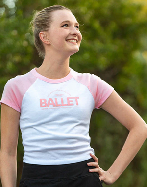 Just Another Day BALLET Raglan Tee