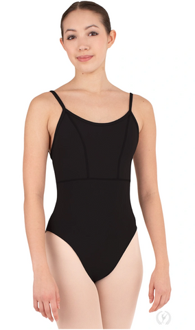 Eurotard Womens Microfiber Princess Seam to Empire Waist Camisole Leotard