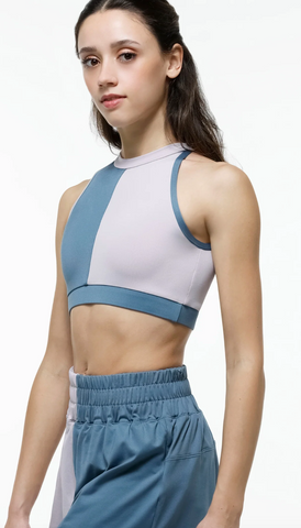 Oxford Mock Neck Child Size Top