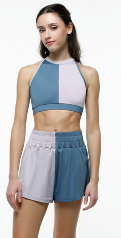 Oxford High Waist Child Size Lounge Short