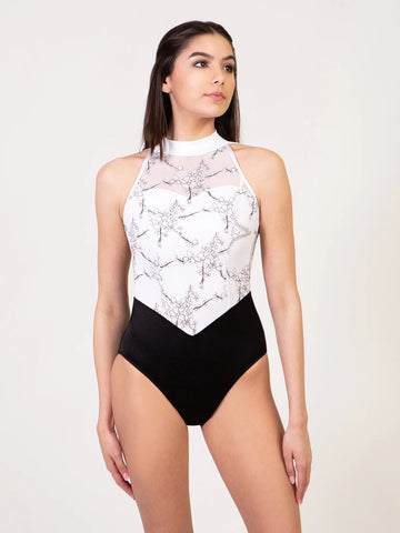 Soiree Illusion High Neck Adult Leotard