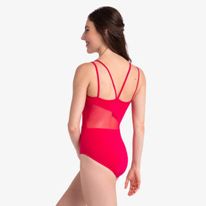 Tiler Peck Mesh Asymmetrical Tank Leotard