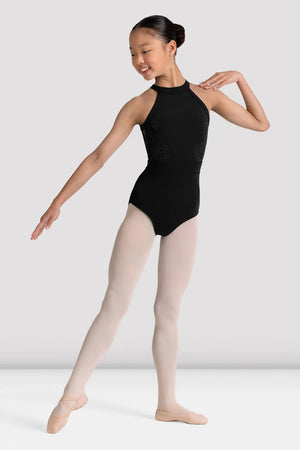 Girls Kiki Floral Halterneck Leotard