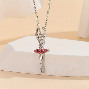 Adorable Ballet Dancer Necklace