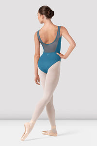 Ladies Isabella Floral Scoop Back Leotard