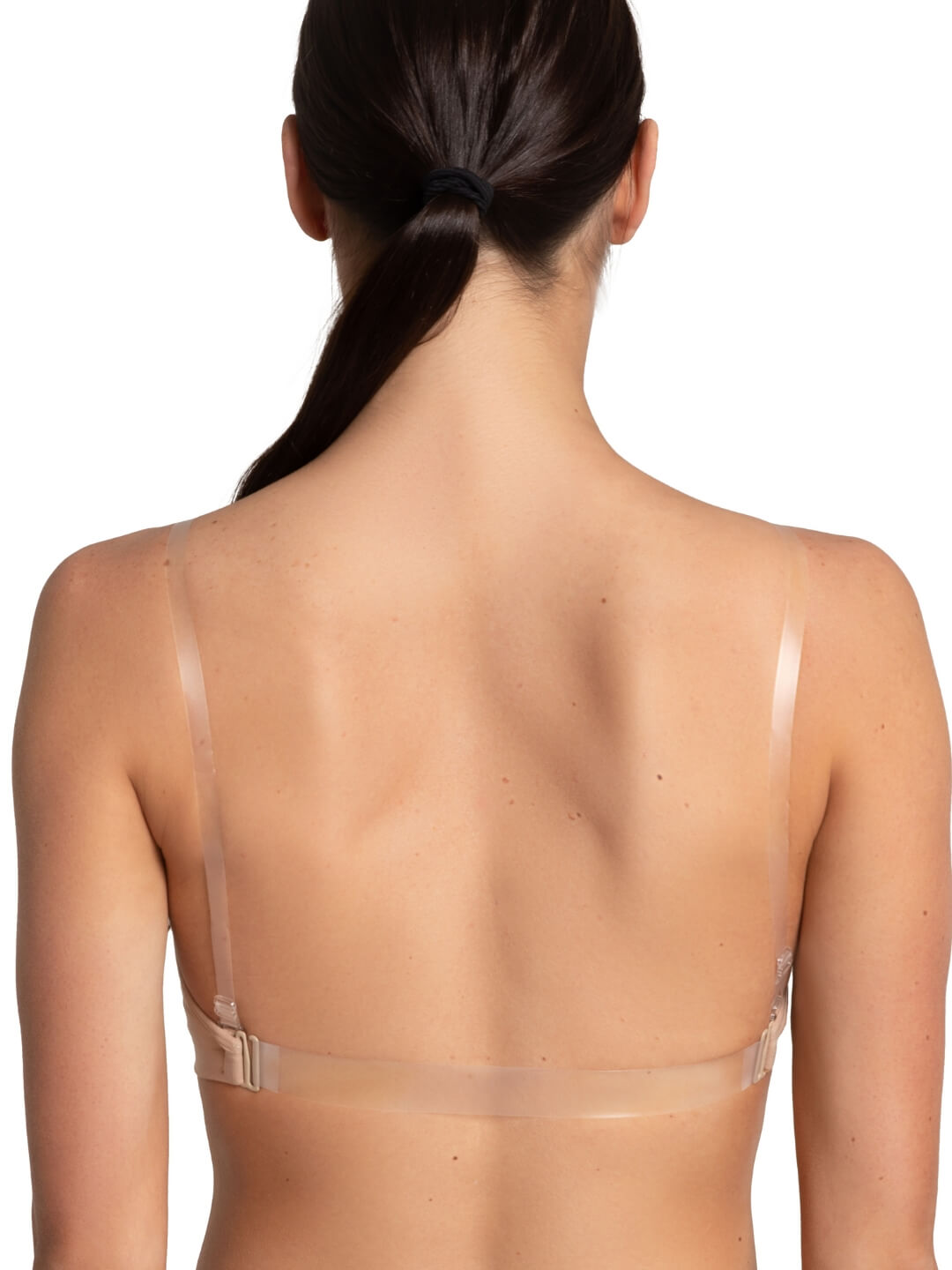 Silky Seamless Clear Back Bra Top - Dancing in the Street