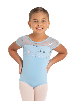 STAR STRUCK GALAXY SHORT SLEEVE LEOTARD