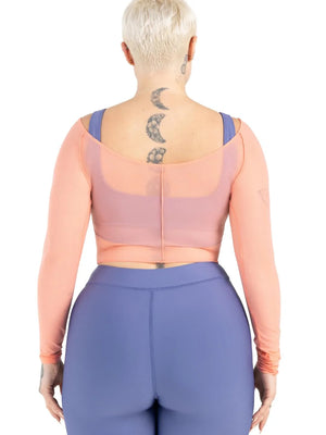 Sunset Nostalgia Dusk Longsleeve Mesh Top