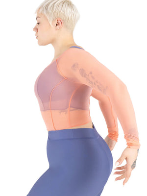 Sunset Nostalgia Dusk Longsleeve Mesh Top