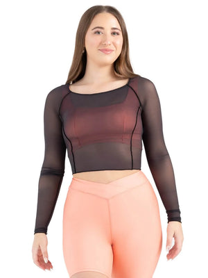 Sunset Nostalgia Dusk Longsleeve Mesh Top