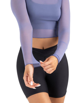 Sunset Nostalgia Dusk Longsleeve Mesh Top