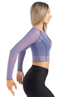 Sunset Nostalgia Dusk Longsleeve Mesh Top