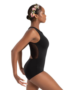 WILDFLOWER MARIGOLD MESH BACK LEOTARD