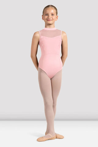 Girls Dahlia High Neck Leotard