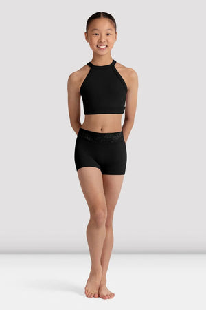 Girls Bella Floral High Waist Short