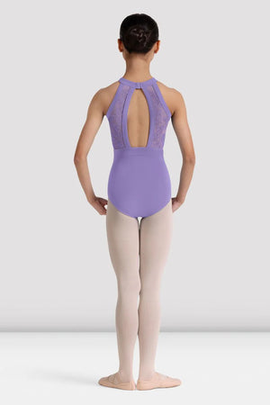 Girls Kiki Floral Halterneck Leotard