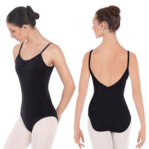 Pinch Front Camisole Leotard with Cotton Lycra® - Barre & Pointe