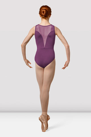Tween Mirella Splice Boat Neck Tank Leotard