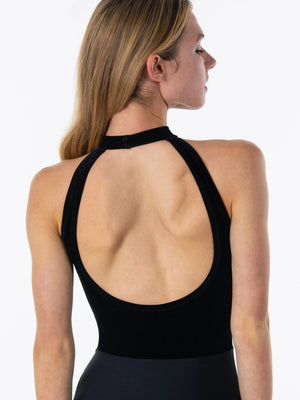 Autumn Glow High Neck with Open Back Leotard