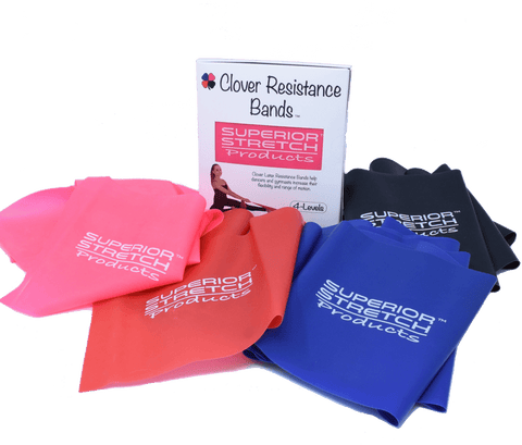 Clover Bands – Box Set of 4 Resistance Bands