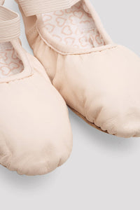 Girls Belle Leather Ballet Shoes - Barre & Pointe