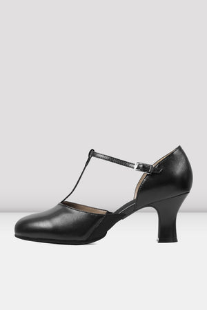 Ladies Split Flex Leather Character Shoes - Barre & Pointe