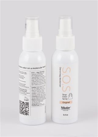 Nikaoly S.O.S Bag Odor Eliminating Spray, 3.4 Oz