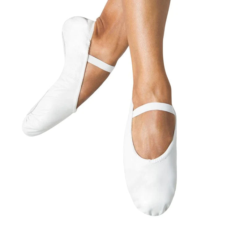 White canvas ballet shoes sales